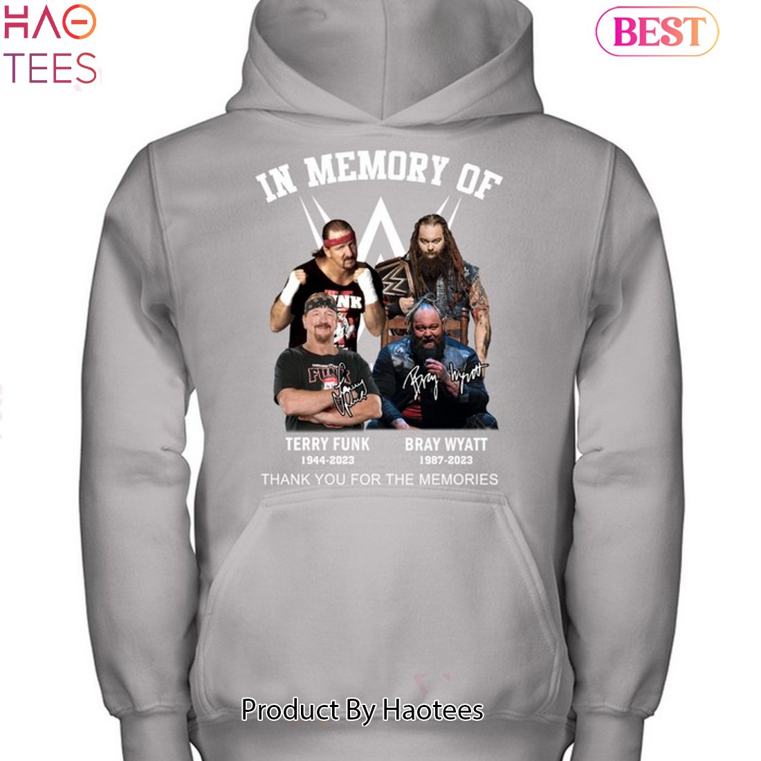 In Memory Of Bray Wyatt & Terry Funk Thank You For The Memories Unisex T-Shirt In Memory Of Bray Wyatt & Terry Funk Thank You For The Memories Unisex T-Shirt