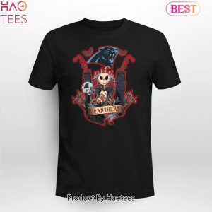 Jack Skellington Halloween Carolina Panthers Fan Unisex T-Shirt
