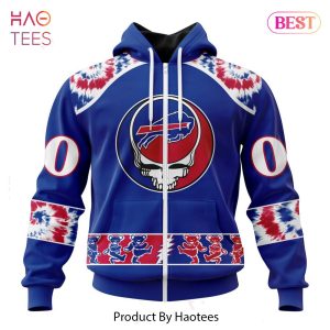 LIMITED Buffalo Bills Special Grateful Dead Design Hoodie