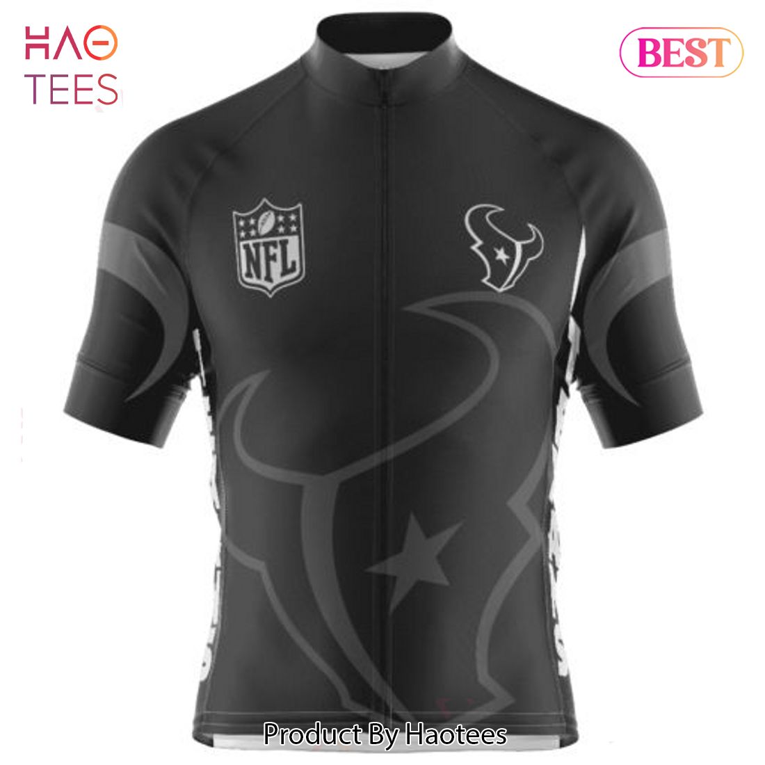 LIMITED Houston Texans Mono Cycling Jersey V2301 Hoodie