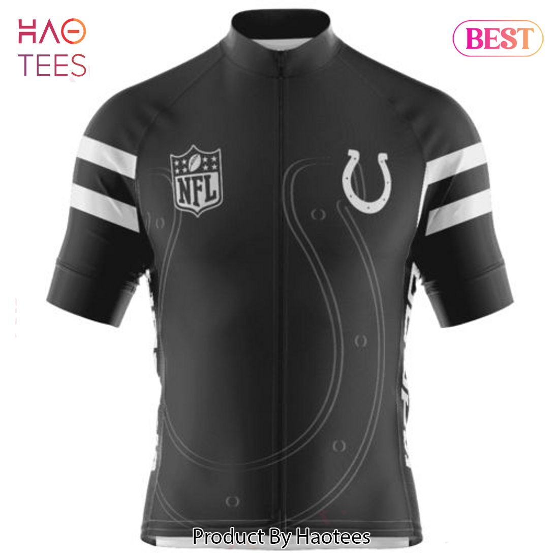 LIMITED Indianapolis Colts Mono Cycling Jersey Hoodie