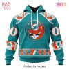 LIMITED Miami Dolphins Special Grateful Dead Design Hoodie