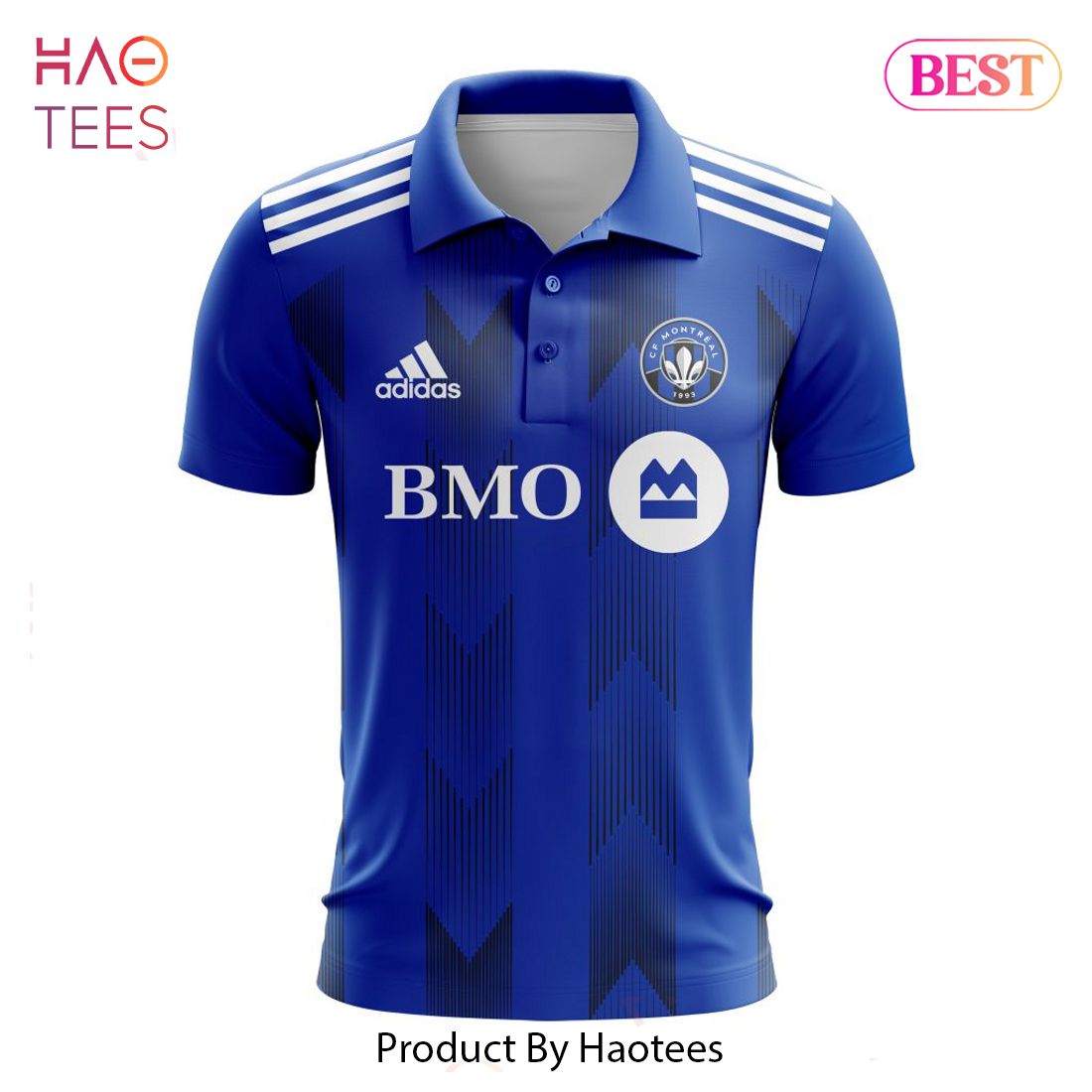 LIMITED MLS CF Montreal 2023 Home Primary Custom Polo