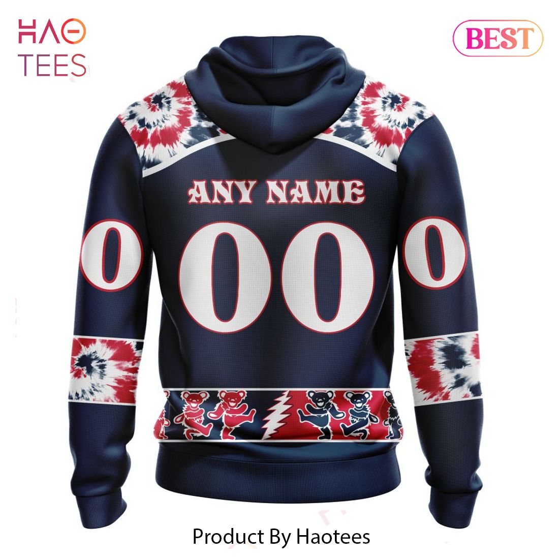 LIMITED New England Patriots Special Grateful Dead Design Hoodie LIMITED New England Patriots Special Grateful Dead Design Hoodie