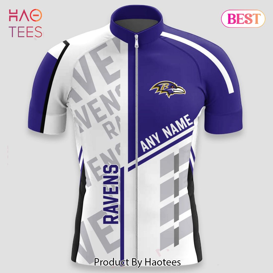 LIMITED NFL Baltimore Ravens Cycling Jersey Hoodie