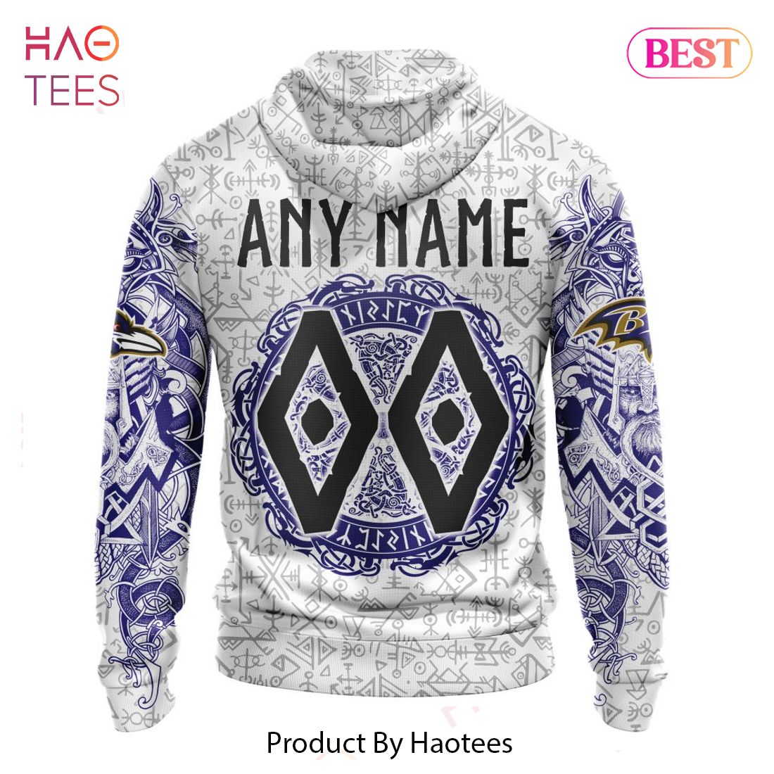LIMITED NFL Baltimore Ravens _ Norse Viking Symbols Hoodie LIMITED NFL Baltimore Ravens _ Norse Viking Symbols Hoodie