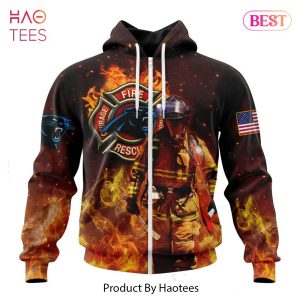 LIMITED NFL Carolina Panthers Honor Firefighters – First Responders Hoodie