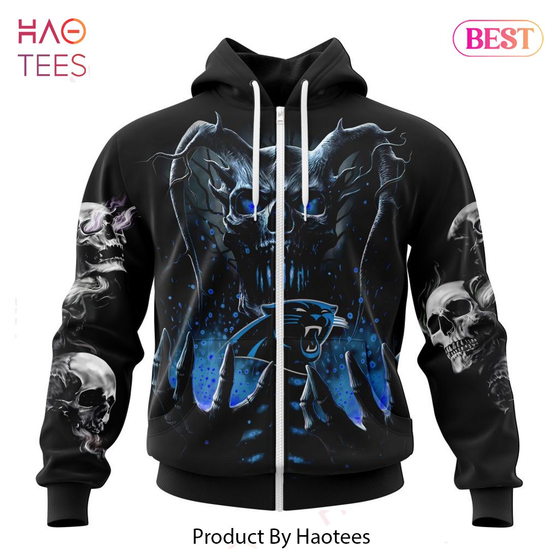 LIMITED NFL Carolina Panthers Special Skull Art Design Hoodie LIMITED NFL Carolina Panthers Special Skull Art Design Hoodie