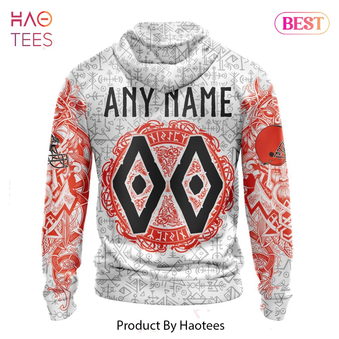 LIMITED NFL Cleveland Browns _ Norse Viking Symbols Hoodie LIMITED NFL Cleveland Browns _ Norse Viking Symbols Hoodie