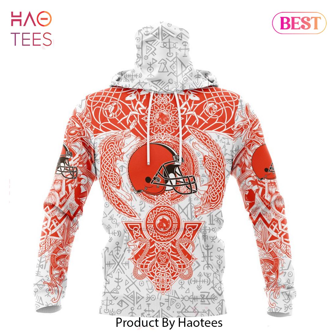 LIMITED NFL Cleveland Browns _ Norse Viking Symbols Hoodie LIMITED NFL Cleveland Browns _ Norse Viking Symbols Hoodie