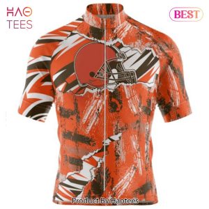 LIMITED NFL Cleveland Browns Special Mix Stripes Design Cycling Jersey Hoodie