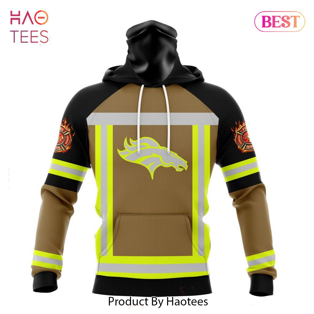 LIMITED NFL Denver Broncos Special Firefighter Uniform Design Hoodie LIMITED NFL Denver Broncos Special Firefighter Uniform Design Hoodie