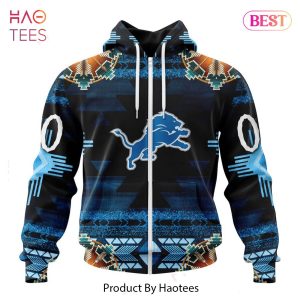 LIMITED NFL Detroit Lions Special Native Costume Design Hoodie