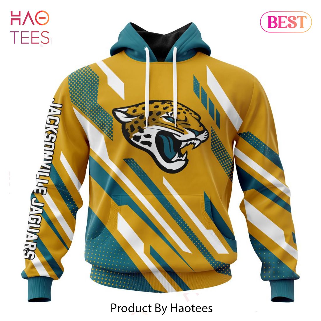 NFL Jacksonville Jaguars Blue Hoodie, Zip Hoodie 3D All Over Print For Fans