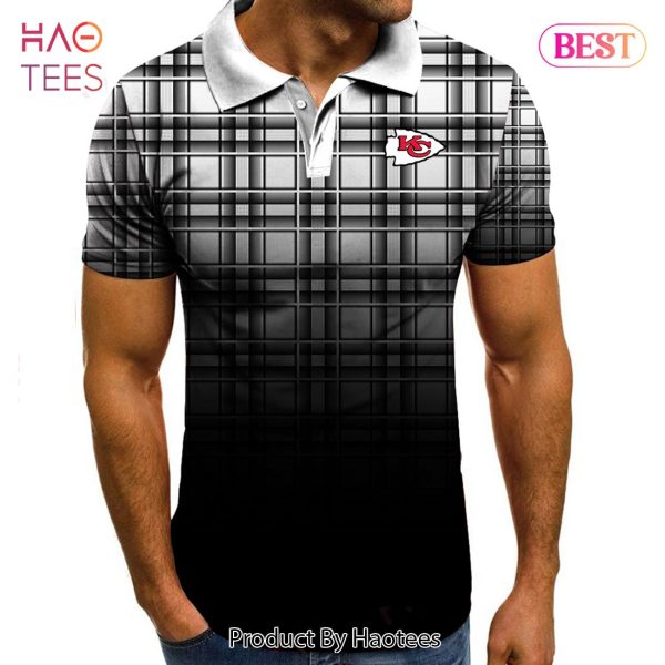 LIMITED NFL Kansas City Chiefs Polo Tartan Gradient Polo Shirt
