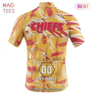 LIMITED NFL Kansas City Chiefs Special Mix Stripes Design Cycling Jersey Hoodie