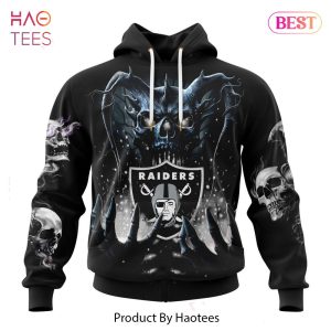 LIMITED NFL Las Vegas Raiders Special Skull Art Design Hoodie