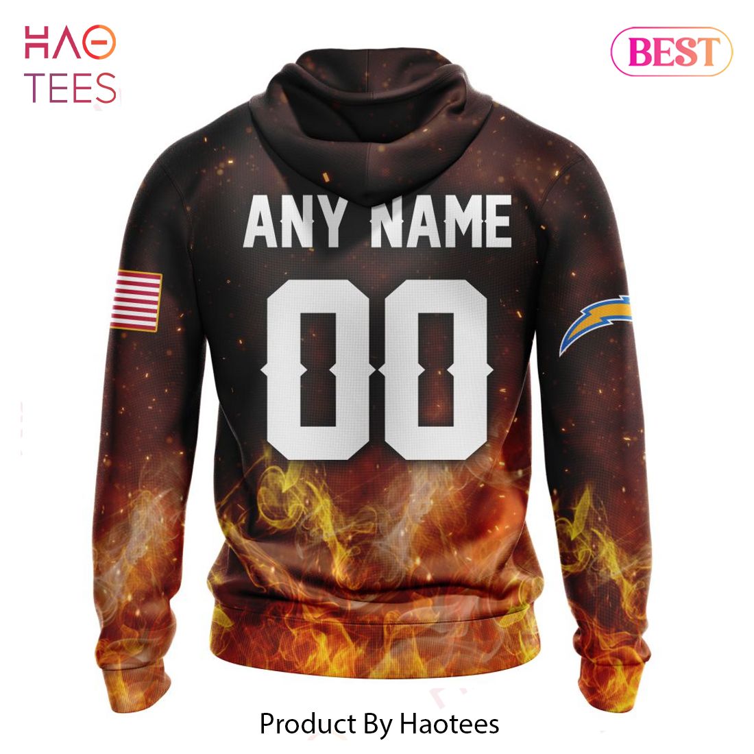 LIMITED NFL Los Angeles Chargers Honor Firefighters - First Responders Hoodie LIMITED NFL Los Angeles Chargers Honor Firefighters - First Responders Hoodie