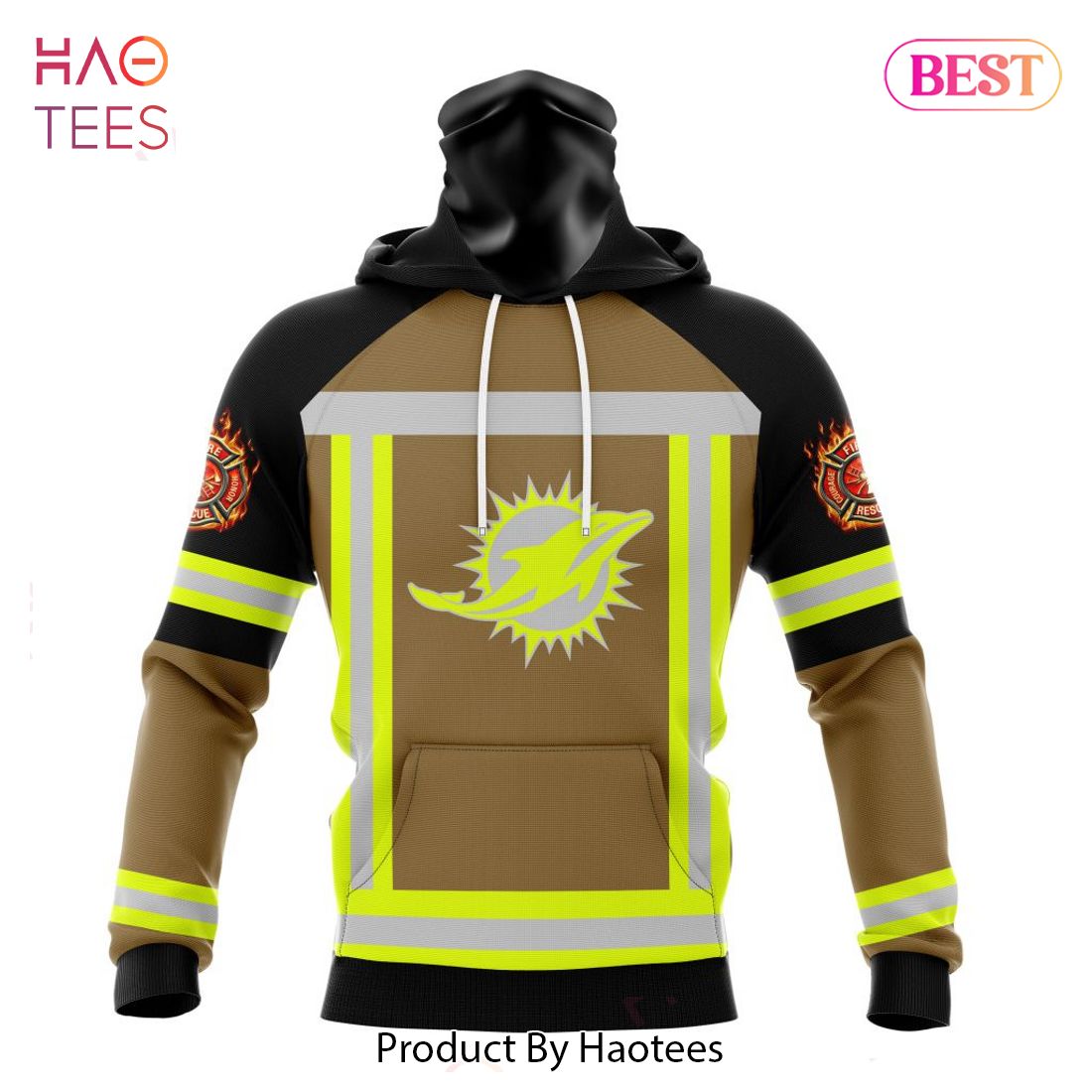 LIMITED NFL Miami Dolphins Special Firefighter Uniform Design Hoodie LIMITED NFL Miami Dolphins Special Firefighter Uniform Design Hoodie