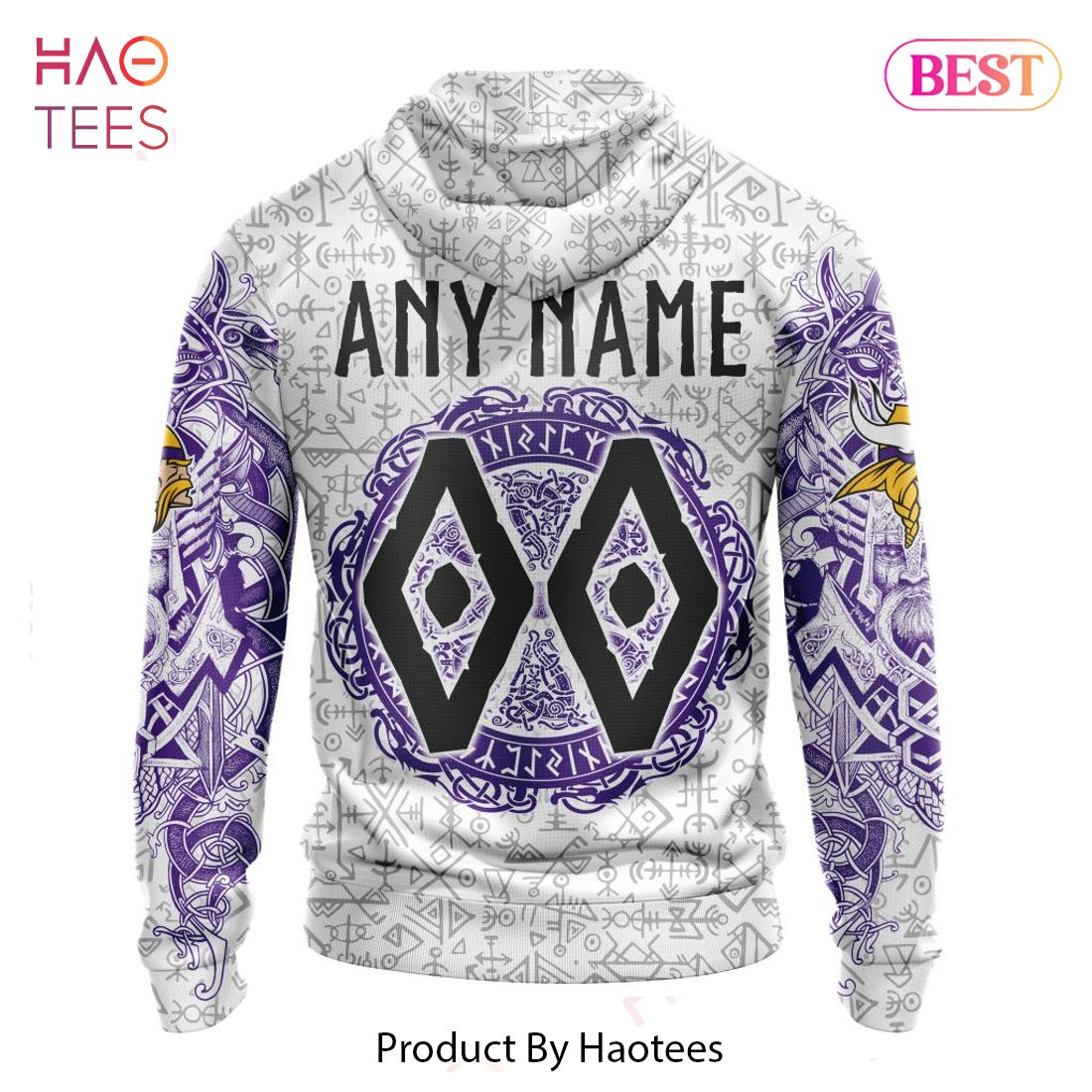 LIMITED NFL Minnesota Vikings _ Norse Viking Symbols Hoodie LIMITED NFL Minnesota Vikings _ Norse Viking Symbols Hoodie