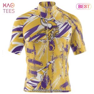 LIMITED NFL Minnesota Vikings Special Mix Stripes Design Cycling Jersey Hoodie