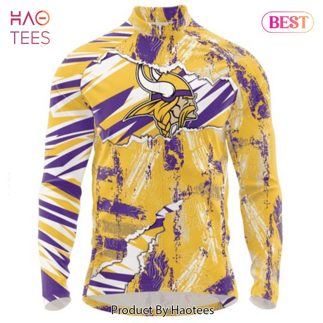 LIMITED NFL Minnesota Vikings Special Mix Stripes Design Cycling Jersey Hoodie LIMITED NFL Minnesota Vikings Special Mix Stripes Design Cycling Jersey Hoodie