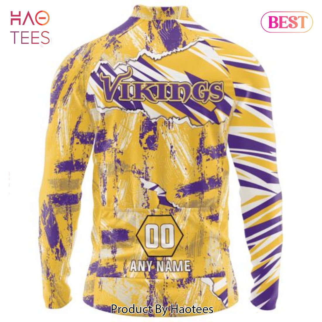 LIMITED NFL Minnesota Vikings Special Mix Stripes Design Cycling