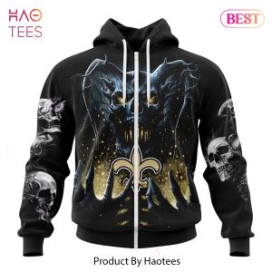 LIMITED NFL New Orleans Saints Special Skull Art Design Hoodie