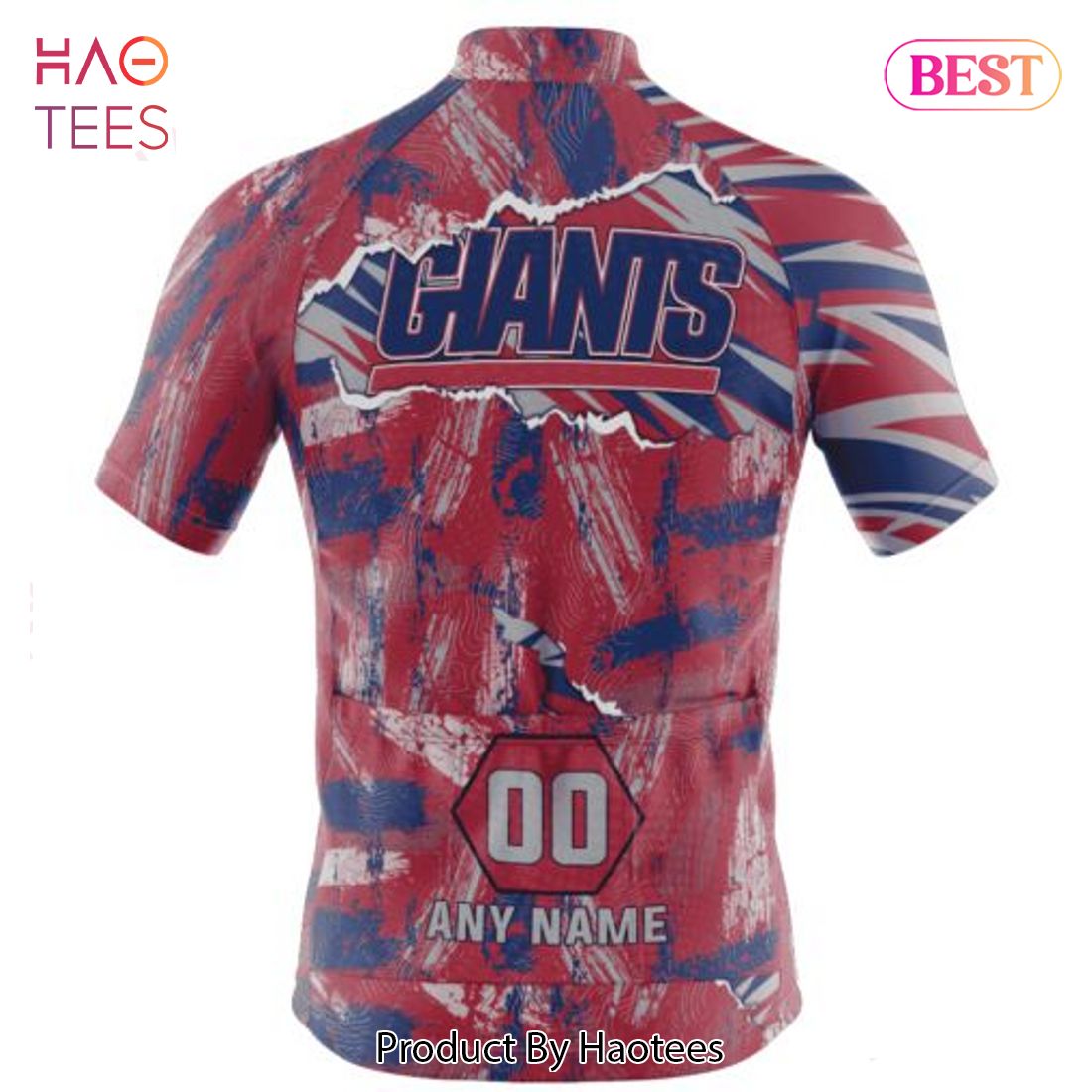 LIMITED NFL New York Giants Special Mix Stripes Design Cycling Jersey Hoodie