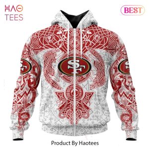 LIMITED NFL San Francisco 49ers _ Norse Viking Symbols Hoodie