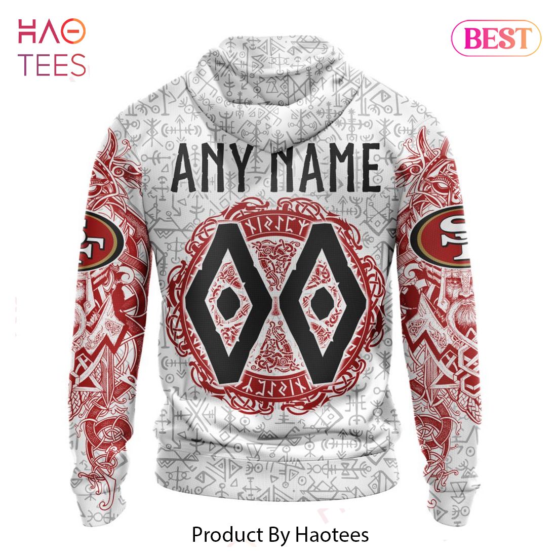 LIMITED NFL San Francisco 49ers _ Norse Viking Symbols Hoodie LIMITED NFL San Francisco 49ers _ Norse Viking Symbols Hoodie