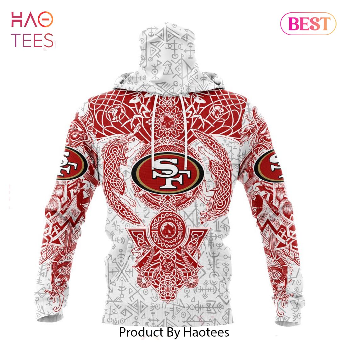 LIMITED NFL San Francisco 49ers _ Norse Viking Symbols Hoodie LIMITED NFL San Francisco 49ers _ Norse Viking Symbols Hoodie