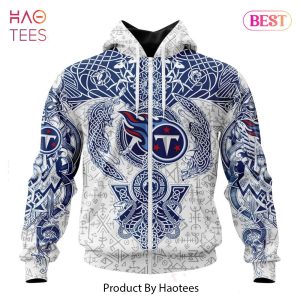 LIMITED NFL Tennessee Titans _ Norse Viking Symbols Hoodie