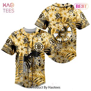LIMITED NHL Boston Bruins Special Hawaiian Design Baseball Jersey Jeysey