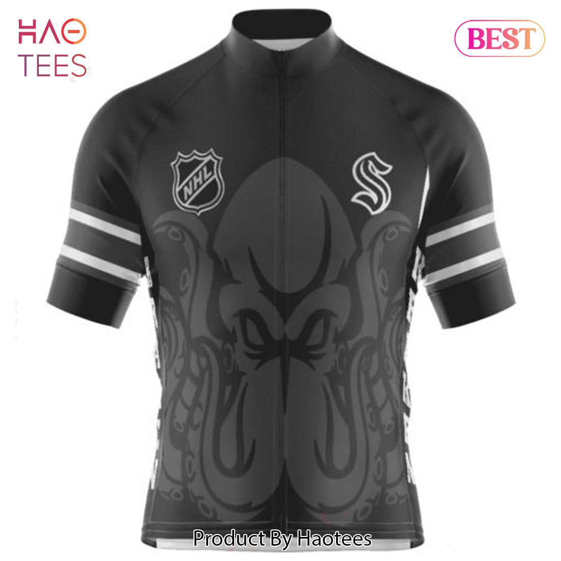 LIMITED NHL Seattle Kraken Mono Cycling Jersey Jeysey