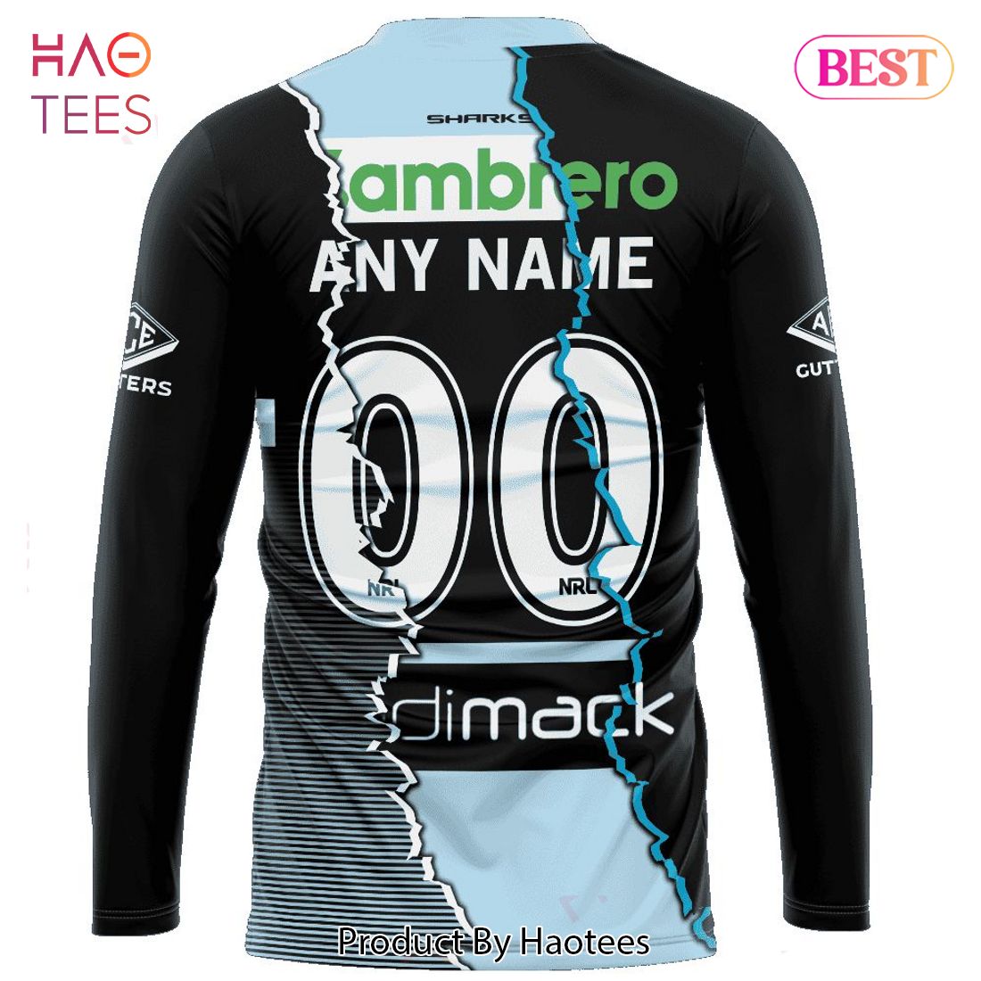 LIMITED NRL Cronulla-Sutherland Sharks Special Mix Jersey Jeysey LIMITED NRL Cronulla-Sutherland Sharks Special Mix Jersey Jeysey