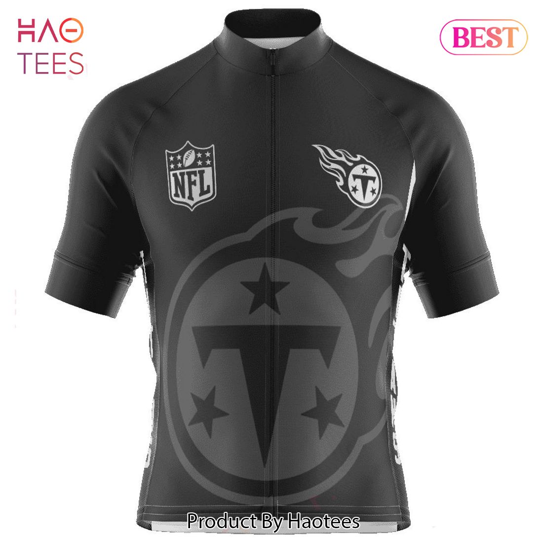 LIMITED Tennessee Titans Mono Cycling Jersey Hoodie