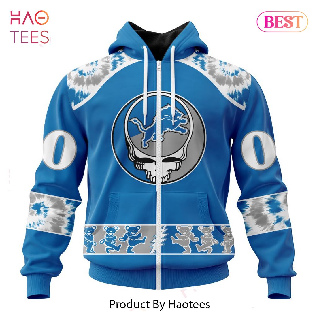 LUXURY Detroit Lions Special Grateful Dead Design Hoodie LUXURY Detroit Lions Special Grateful Dead Design Hoodie