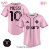 LUXURY Inter Miami Leo Messi Pink Baseball Jersey V02 Jeysey