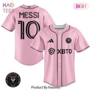 LUXURY Inter Miami Leo Messi Pink Baseball Jersey V02 Jeysey