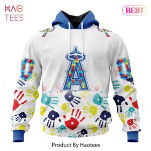 LUXURY MLB Los Angeles Angels Special Autism Awareness Design Hoodie