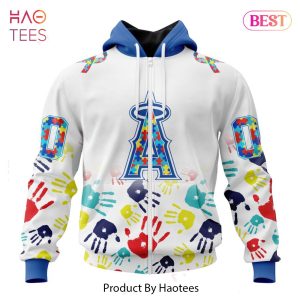 LUXURY MLB Los Angeles Angels Special Autism Awareness Design Hoodie