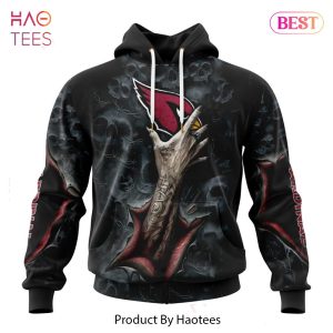 LUXURY NFL Arizona Cardinals Special Horror Skull Art Design Hoodie