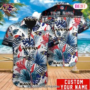 LUXURY NFL Baltimore Ravens Special Hawaiian Design Button Shirt Hoodie – KY41