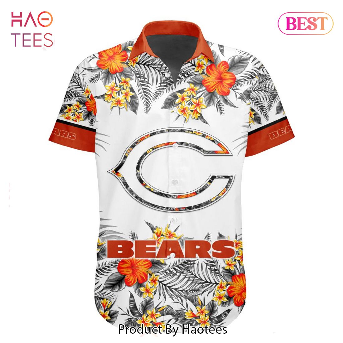 LUXURY NFL Chicago Bears Special Hawaiian Design Button Shirt Hoodie