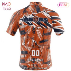LUXURY NFL Chicago Bears Special Mix Stripes Design Cycling Jersey Hoodie