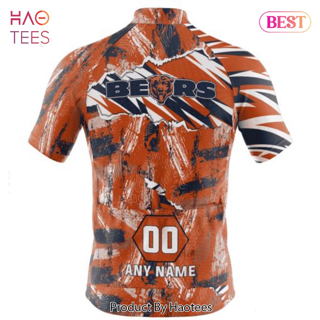 LUXURY NFL Chicago Bears Special Mix Stripes Design Cycling Jersey