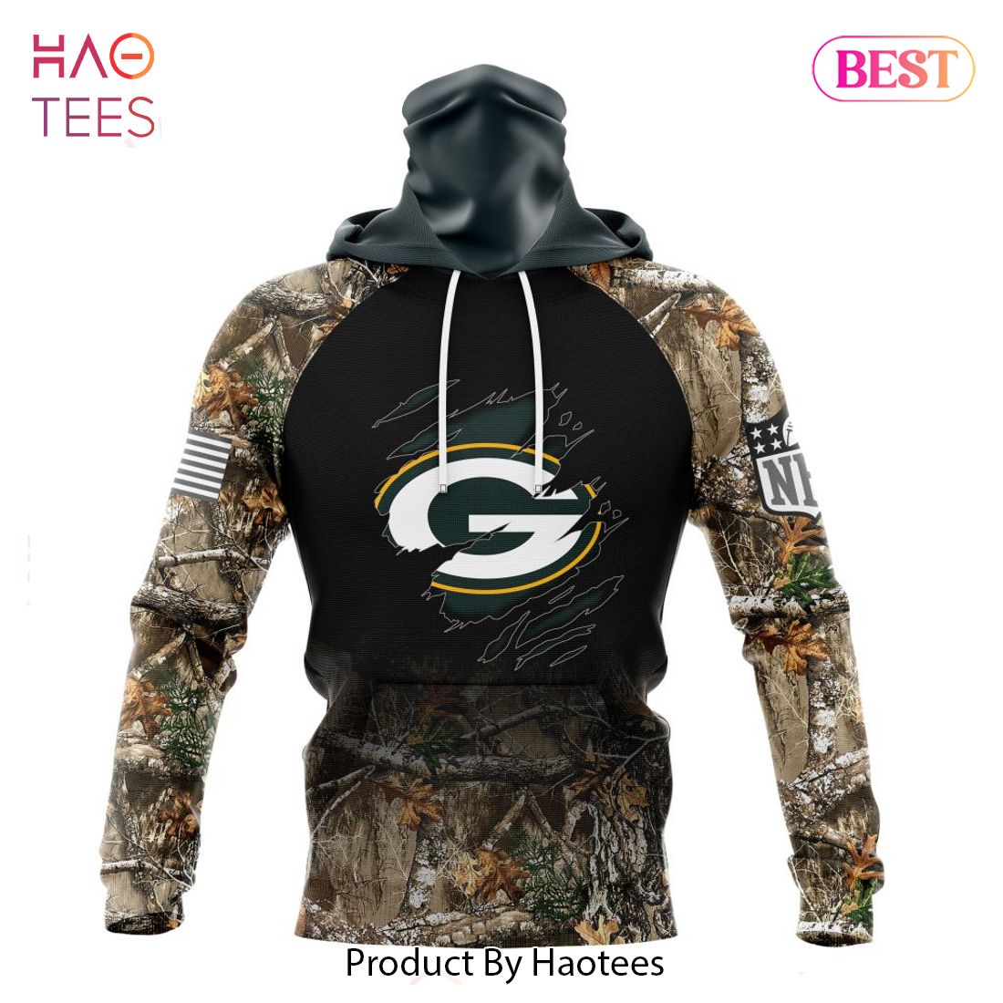 LUXURY NFL Green Bay Packers Special Camo Hunting Design Hoodie LUXURY NFL Green Bay Packers Special Camo Hunting Design Hoodie