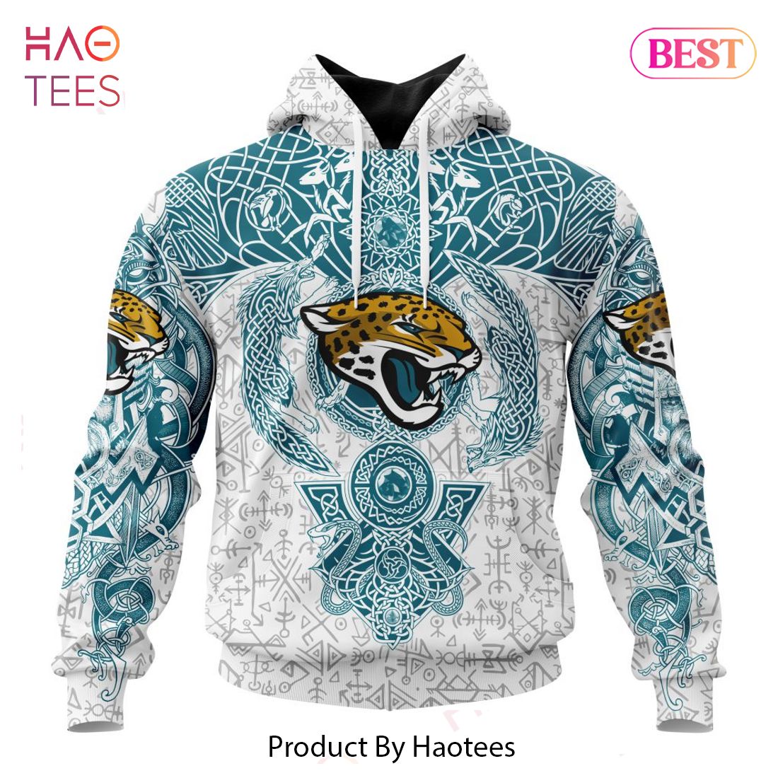 LUXURY NFL Jacksonville Jaguars _ Norse Viking Symbols Hoodie LUXURY NFL Jacksonville Jaguars _ Norse Viking Symbols Hoodie