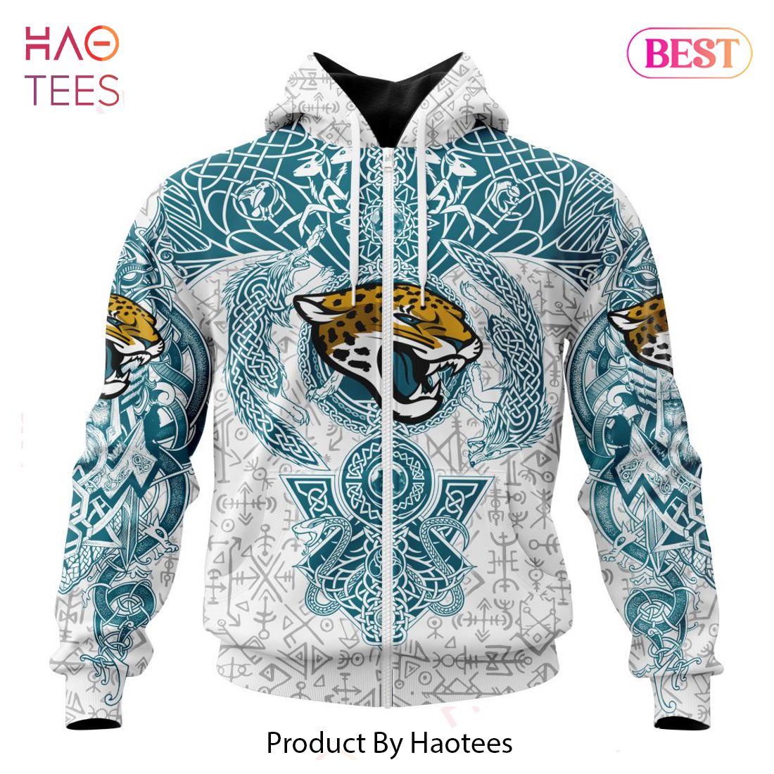 LUXURY NFL Jacksonville Jaguars _ Norse Viking Symbols Hoodie LUXURY NFL Jacksonville Jaguars _ Norse Viking Symbols Hoodie